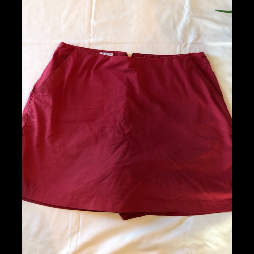 Adidas Red skort size 14